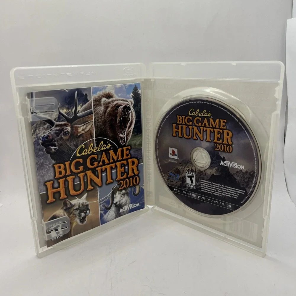 Cabelas Big Game Hunter 2010 W/ Original Case & Manual Sony PlayStation 3